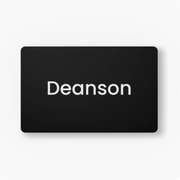 Deanson giftcard